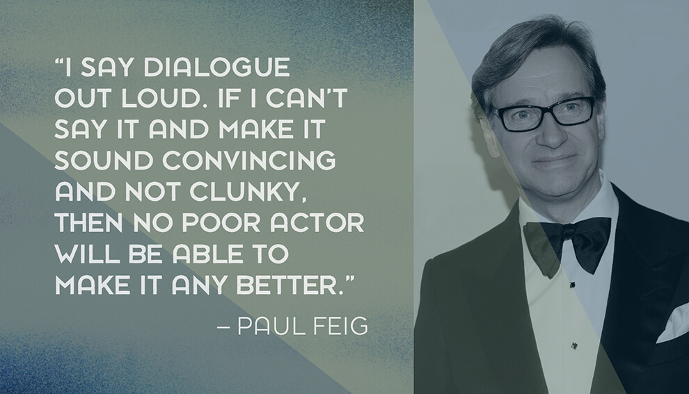 paul feig wise words image